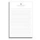Modern Line and Name Notepads Image 2 of 4